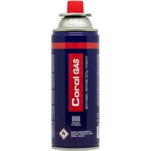 Φιαλίδιο Coral Gas Για Φορητό Κουζινάκι 227gr