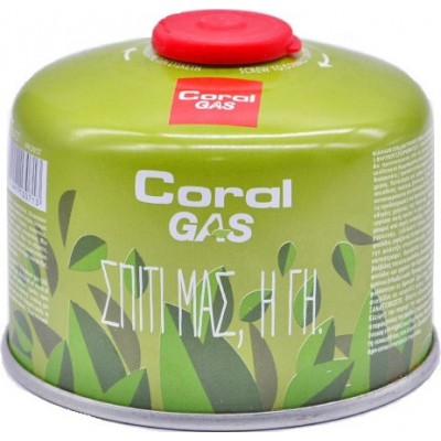 Φιαλίδιο Coral Gas Για Γκαζάκι με Βαλβίδα Ασφαλείας 230gr