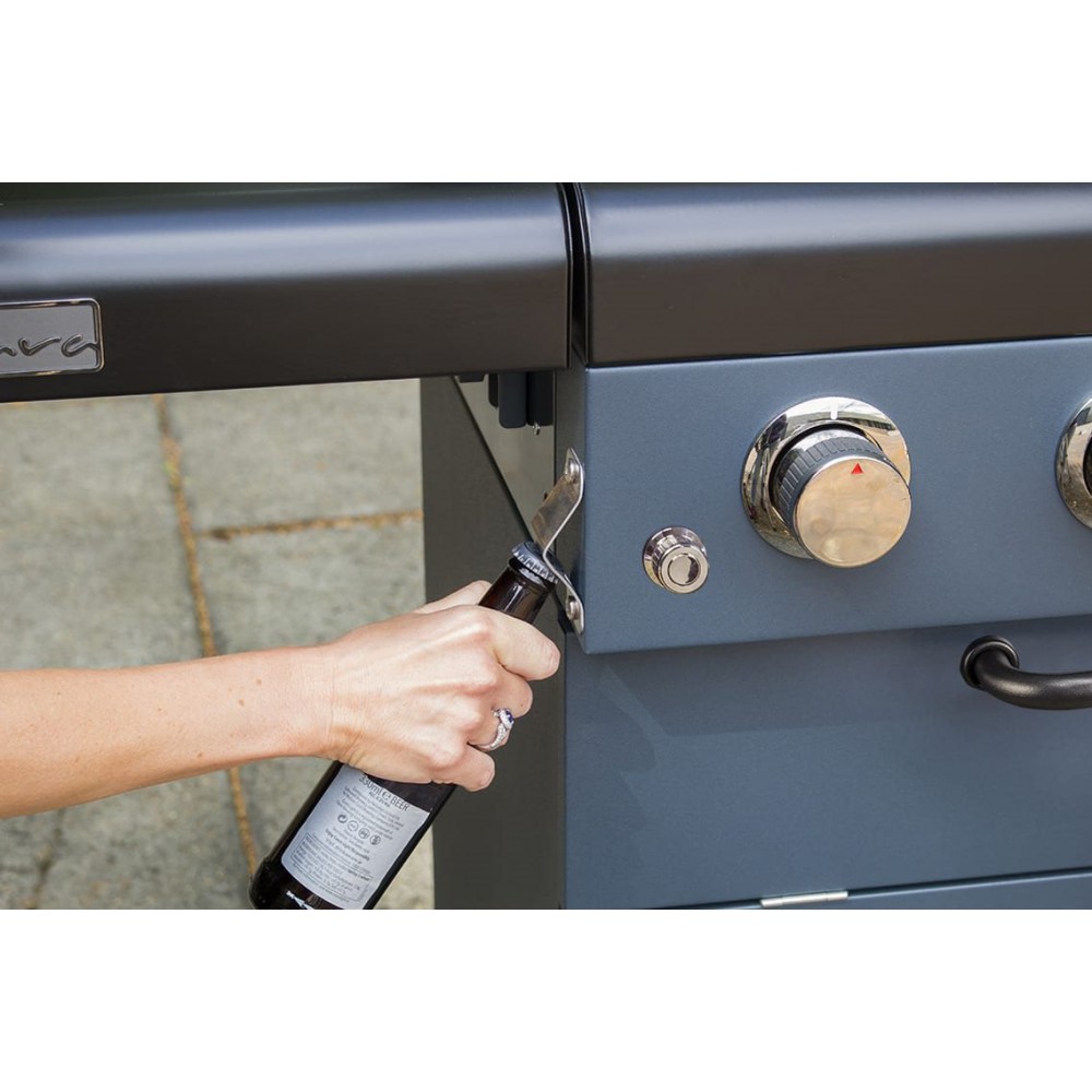 Ψησταριά Υγραερίου Coral Gas Sahara X350 3 Burner BBQ Smokey Teal
