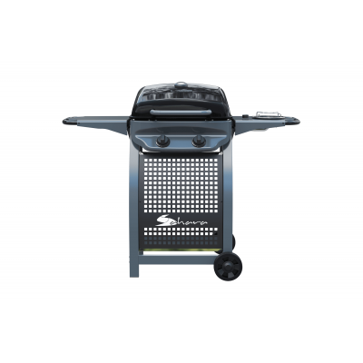 Ψησταριά Υγραερίου Coral Gas Sahara X150 2 Burner Gas BBQ Μαύρο Γκρι