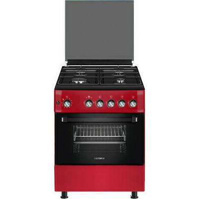 Κουζίνα αερίου Calfer Gas F6TX40G2 Red